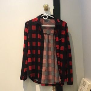 Women’s plaid shirt
